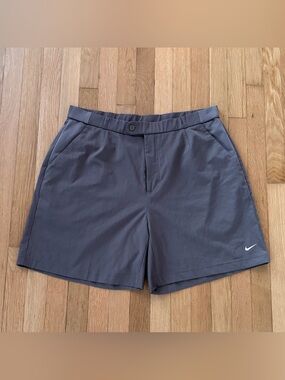 Vintage Nike Tennis Shorts 2008 US Open Herringbone Brown XXL Roger Federer Y2K